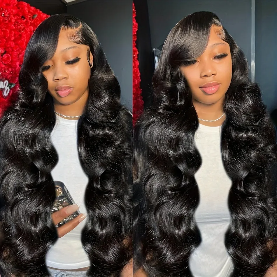 230% Density Body Wave Lace Front Wigs Human Hair For Women 13X4 HD Lace Front Wigs Human Hair Pre Plucked With Baby Hair Natural Hairline 100% Brazilian Virgin Human Hair Wigs For Daily Wear