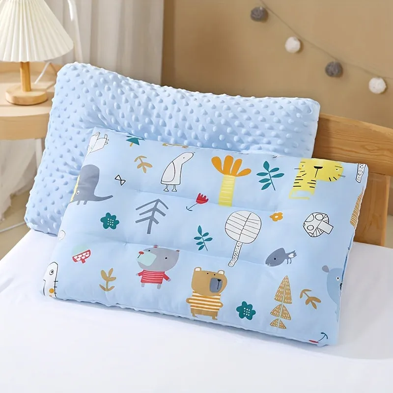30*50cm Double-sided Washable Polyester Fiber Children's Pillow for 0-3 Years Old, Suitable for Christmas Halloween Gift