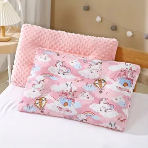 30*50cm Double-sided Washable Polyester Fiber Children's Pillow for 0-3 Years Old, Suitable for Christmas Halloween Gift