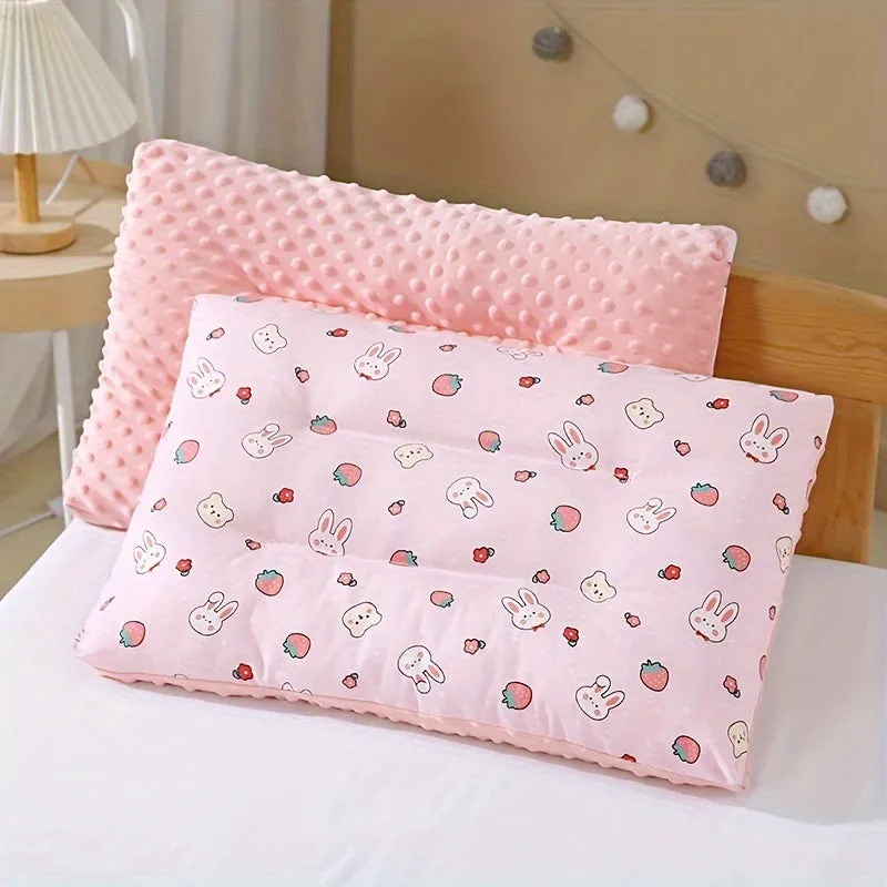 30*50cm Double-sided Washable Polyester Fiber Children's Pillow for 0-3 Years Old, Suitable for Christmas Halloween Gift