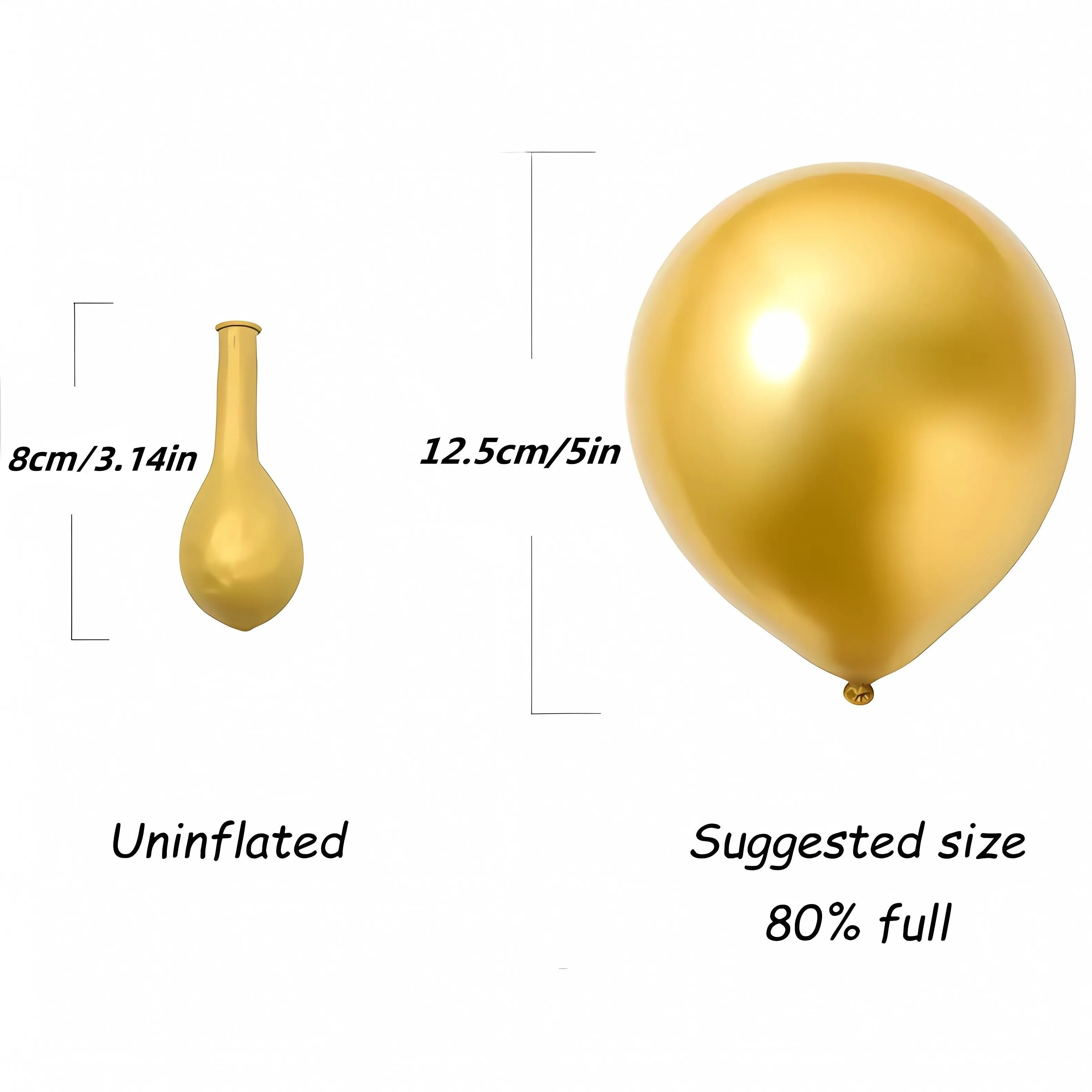 30pcs Metallic Chrome Latex Balloons - Perfect For Weddings, Graduations, Anniversaries, & More For Halloween Christmas Christmas, Halloween, Thanksgiving Day Gift