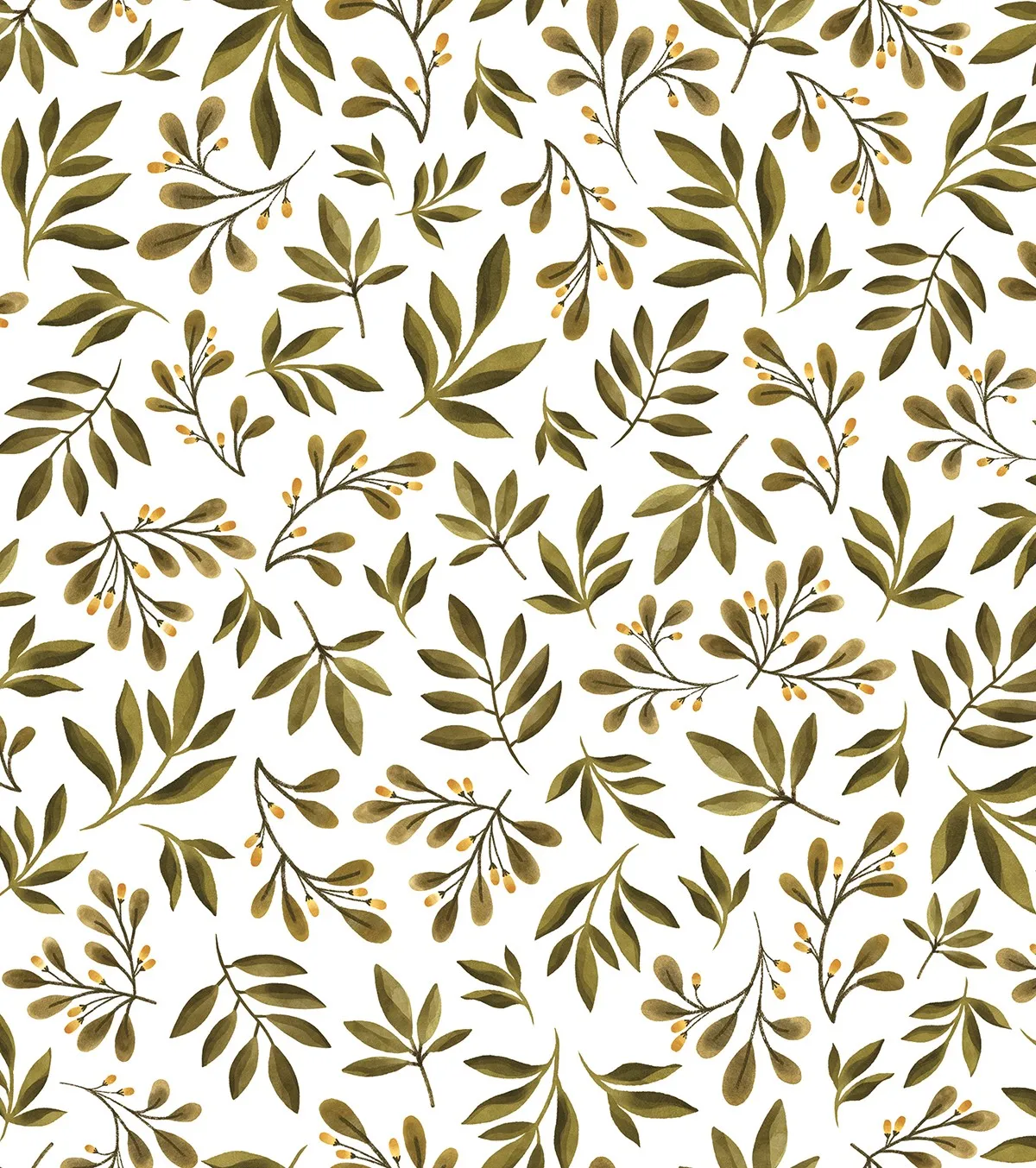 Felidae - Children's Wallpaper - Green Motif