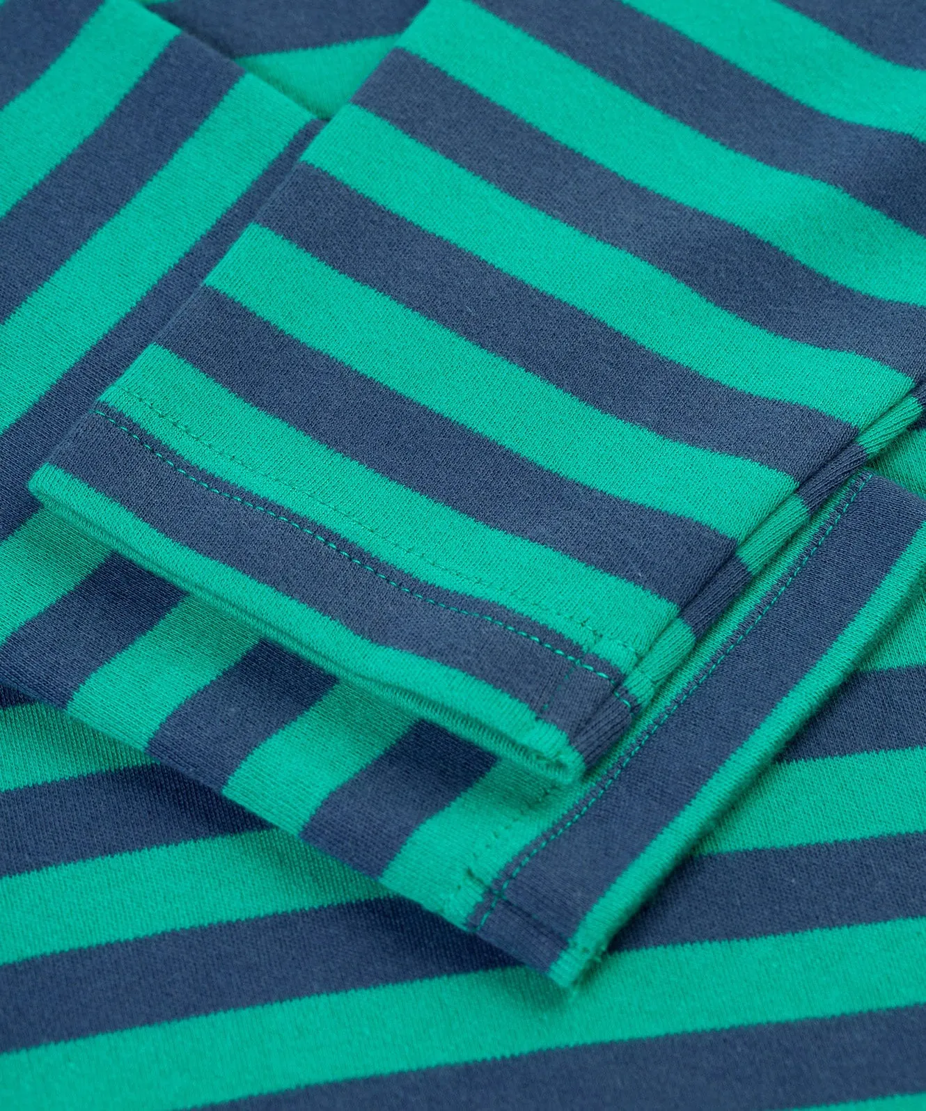 Frugi Piran Pocket Top - Iguana Stripe