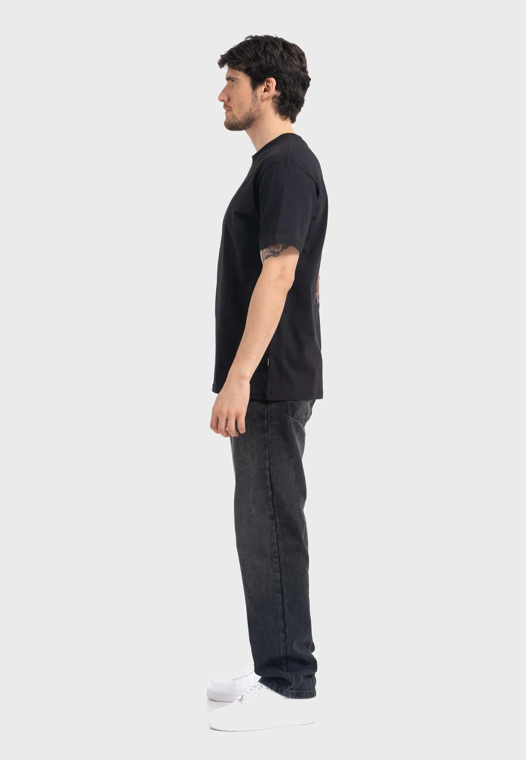 Tentacle Spectacle Backprint T-Shirt Black